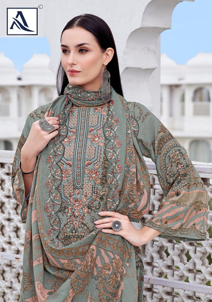 Anarkali Edition 7 Alok Cambric Karachi Readymade Suits Wholesale Rate