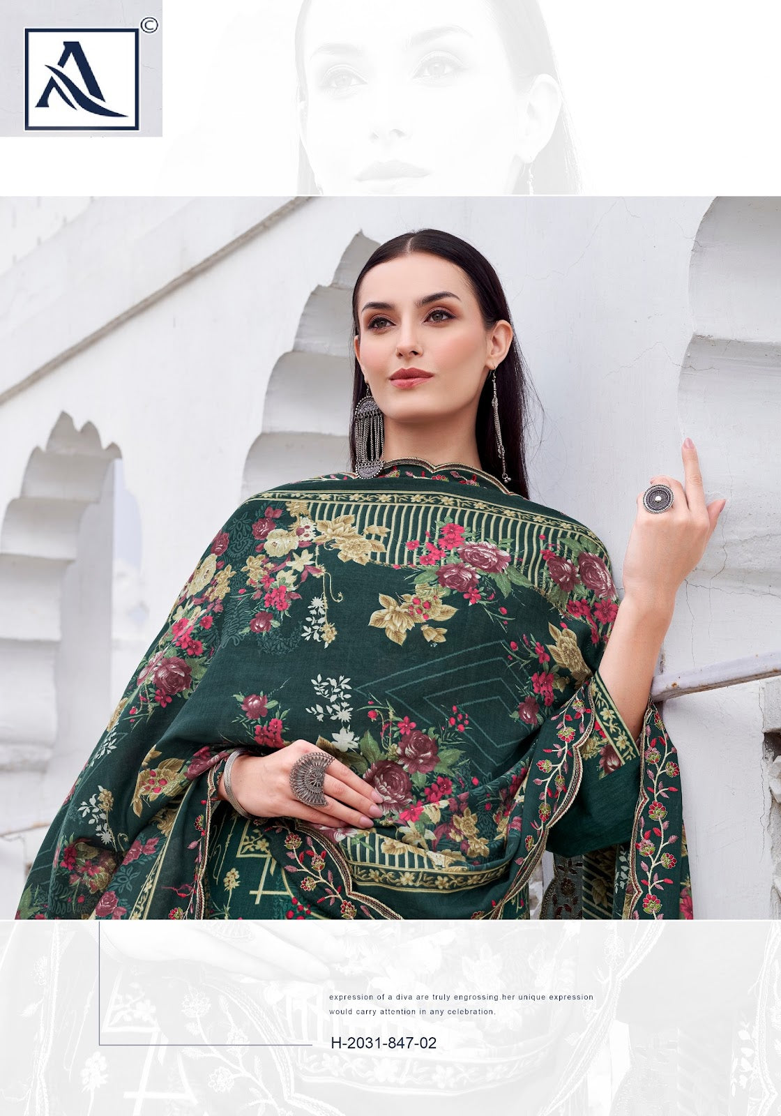 Anarkali Edition 7 Alok Cambric Karachi Readymade Suits Wholesale Rate