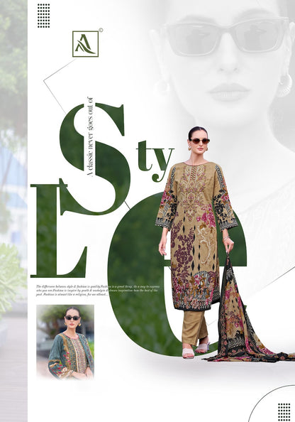 Anarkali Edition 8 Alok Cambric Cotton Karachi Salwar Suits Manufacturer Ahmedabad