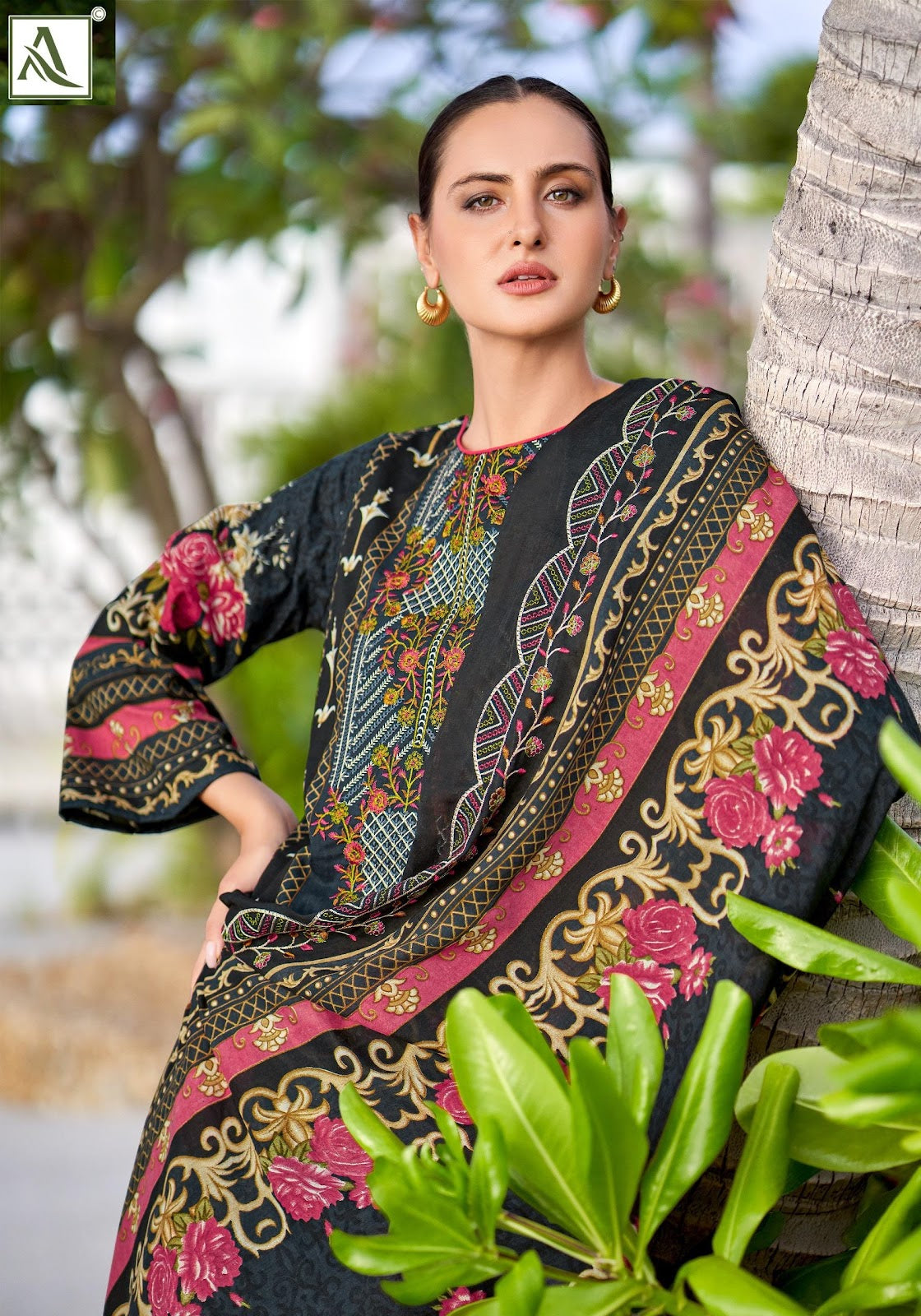 Anarkali Edition 8 Alok Cambric Cotton Karachi Salwar Suits Manufacturer Ahmedabad