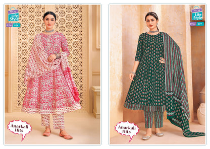 Anarkali Hits Mcm Lifestyle Readymade Cotton Pant Suits Manufacturer Gujarat