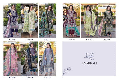 Anarkali Levisha Cambric Cotton Pakistani Patch Work Suits Wholesale Price