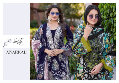 Anarkali Levisha Cambric Cotton Pakistani Patch Work Suits Wholesale Price