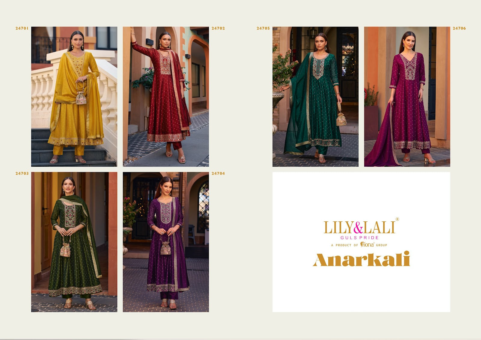 Anarkali Lily Lali Vichitra Silk Readymade Pant Style Suits Wholesale Price