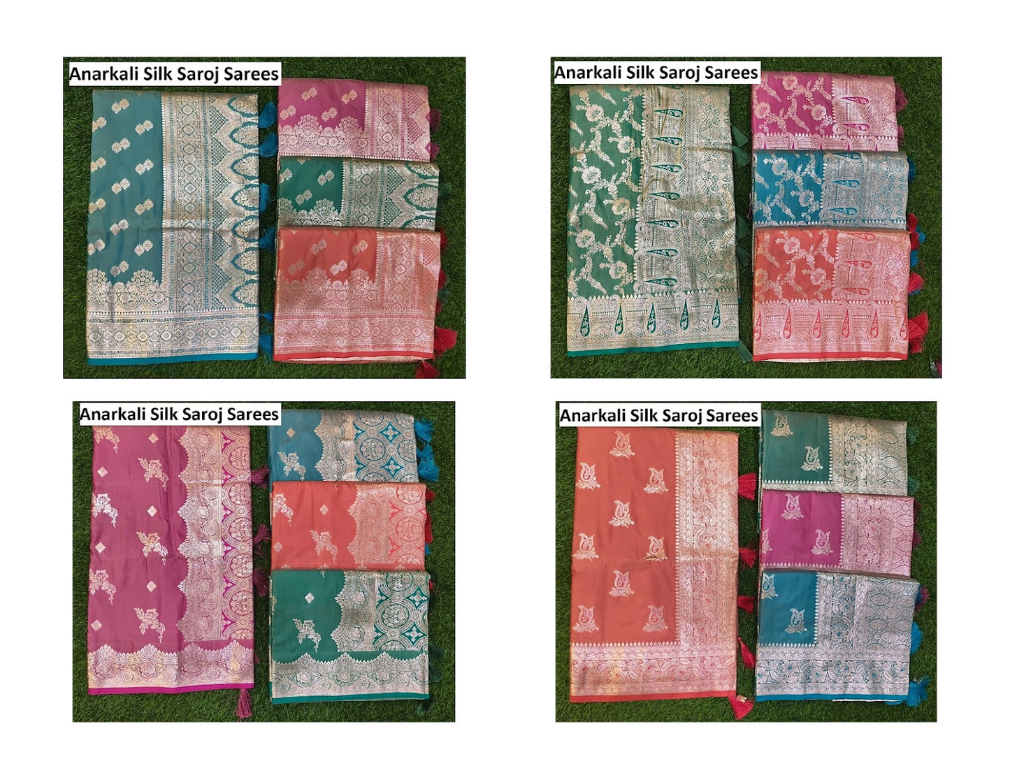Anarkali Silk Saroj Satin Sarees Supplier