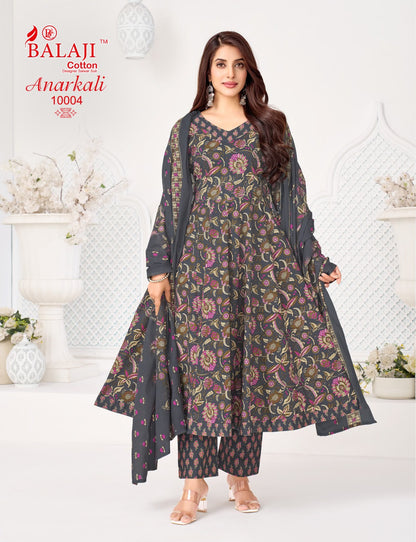 Anarkali Vol 10 Balaji Readymade Cotton Pant Suits Wholesale Rate