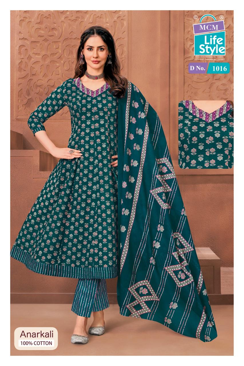 Anarkali Vol 10 Mcm Lifestyle Readymade Pant Style Suits Wholesale Price