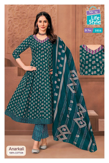 Anarkali Vol 10 Mcm Lifestyle Readymade Pant Style Suits Wholesale Price