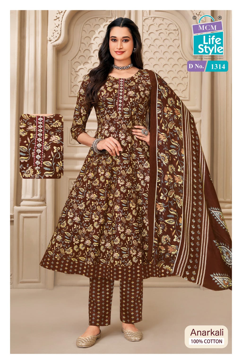 Anarkali Vol 13 Mcm Lifestyle Readymade Cotton Pant Suits Supplier
