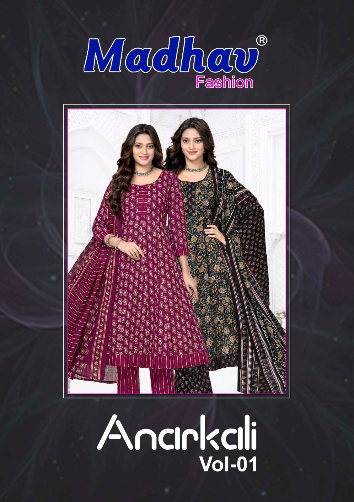 Anarkali Vol 1 Madhav Fashion Readymade Cotton Pant Suits Wholesaler