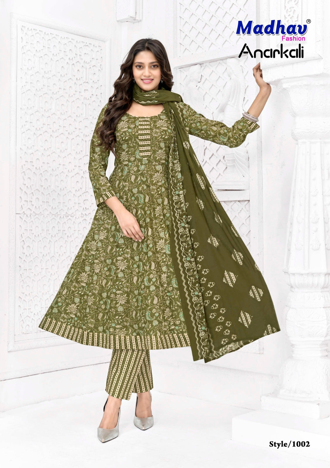 Anarkali Vol 1 Madhav Fashion Readymade Cotton Pant Suits Wholesaler