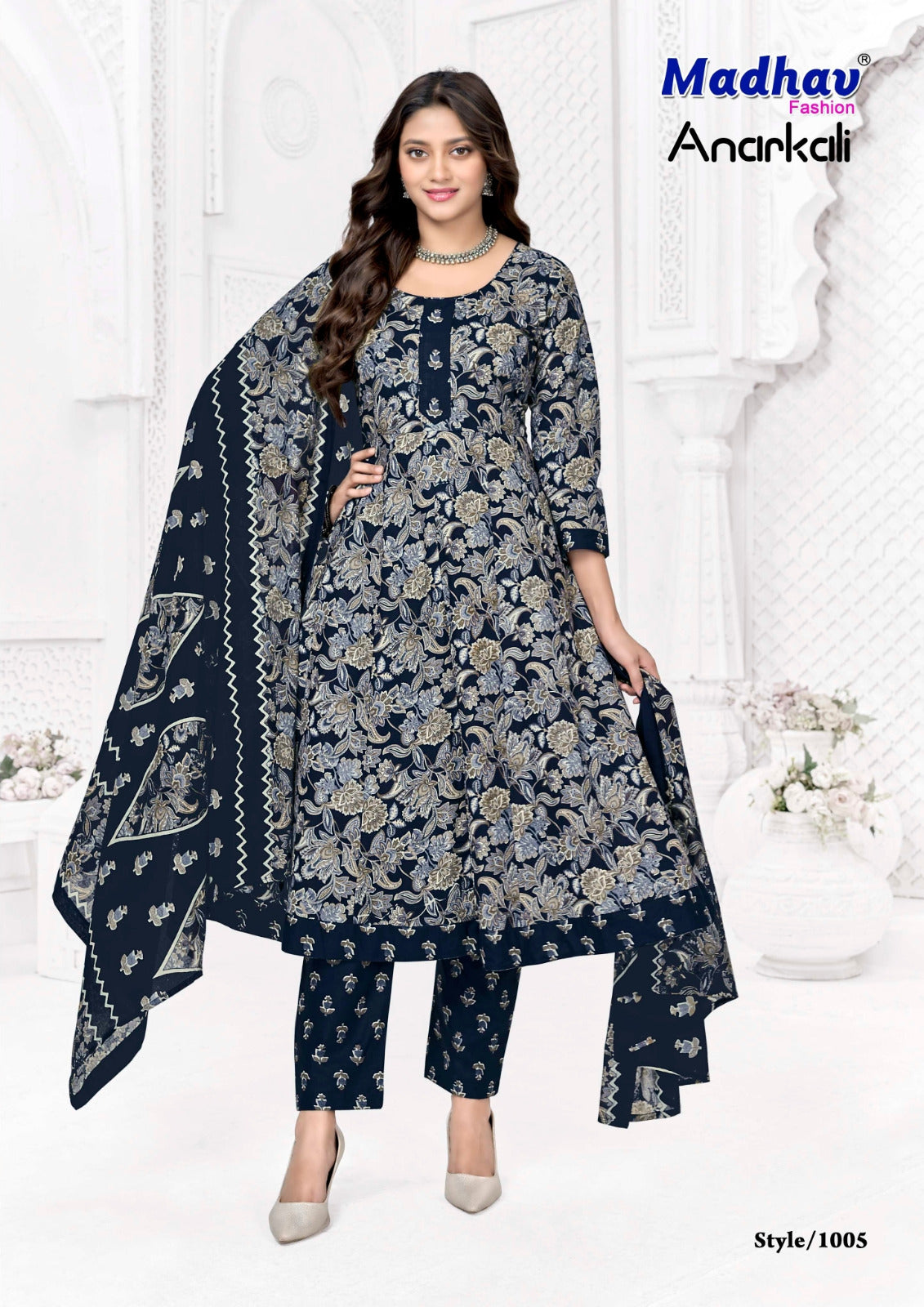 Anarkali Vol 1 Madhav Fashion Readymade Cotton Pant Suits Wholesaler