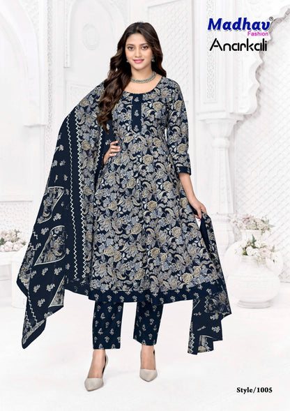 Anarkali Vol 1 Madhav Fashion Readymade Cotton Pant Suits Wholesaler