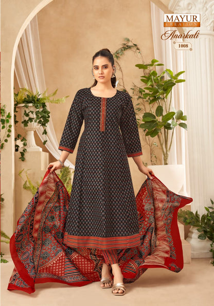 Anarkali Vol 1 Mayur Creation Readymade Cotton Pant Suits Exporter Gujarat