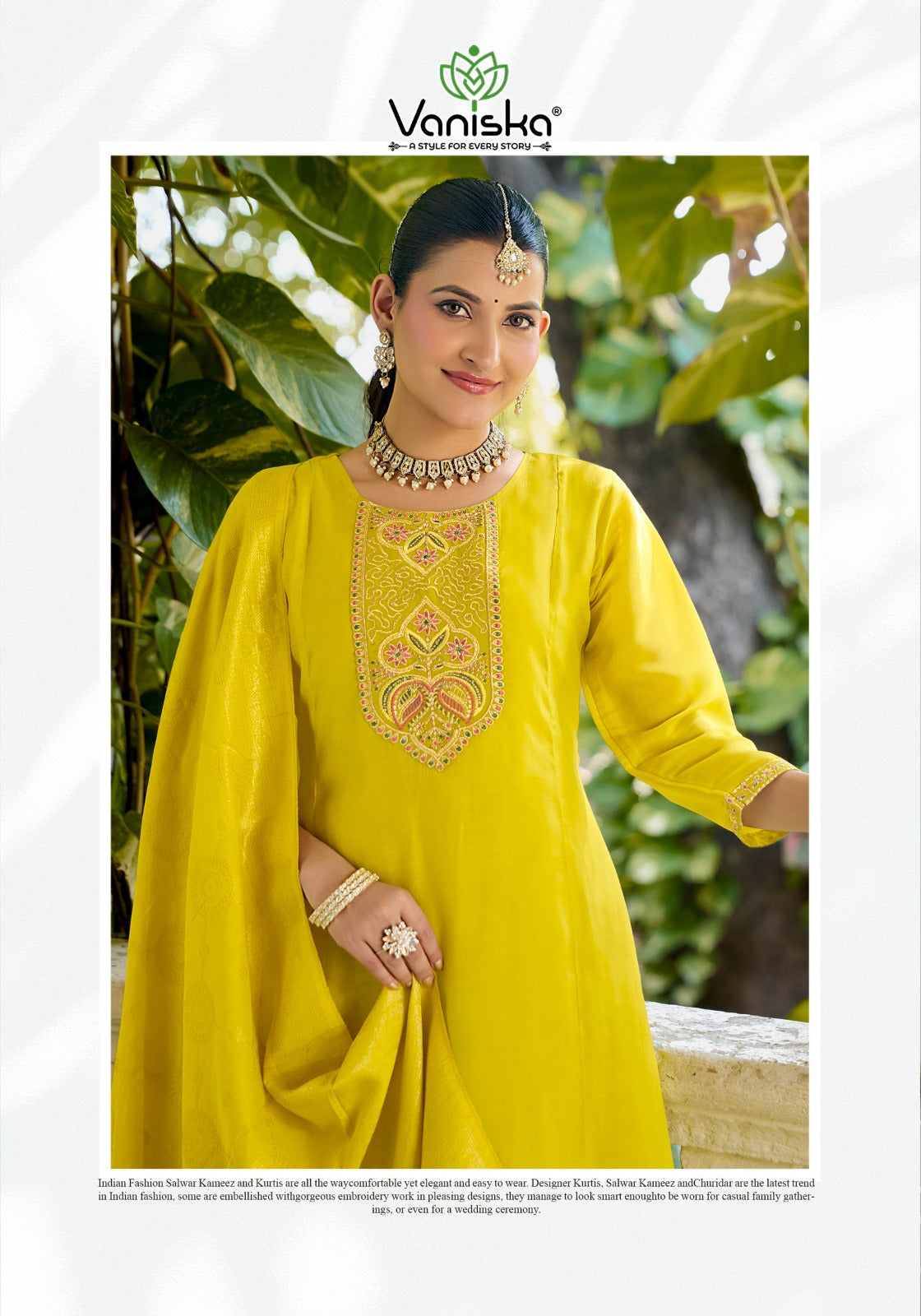 Anarkali Vol 1 Vaniska Chanderi Readymade Pant Style Suits Exporter