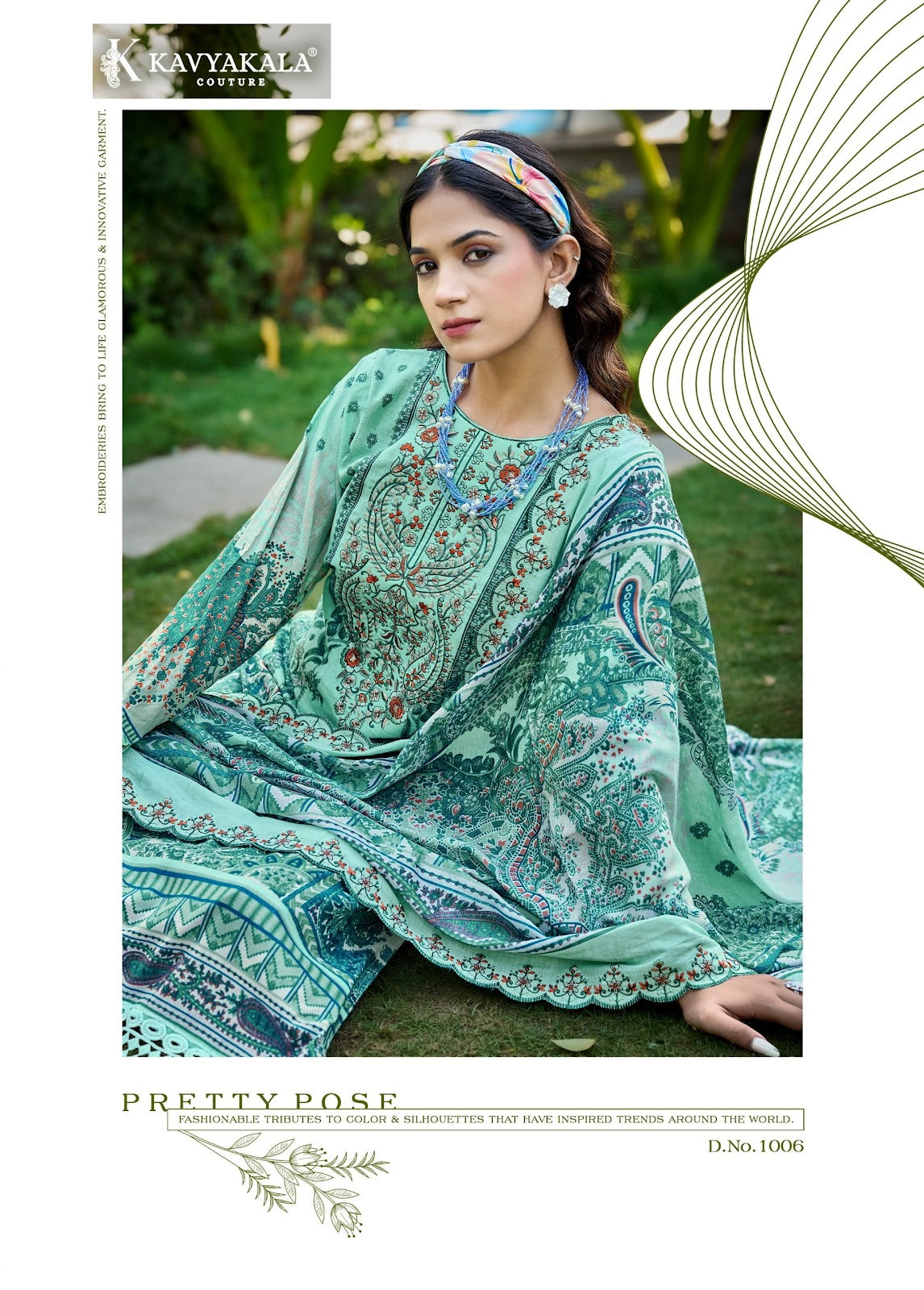 Anarkali Vol 25 Kavyakala Lawn Cotton Karachi Salwar Suits Supplier Ahmedabad