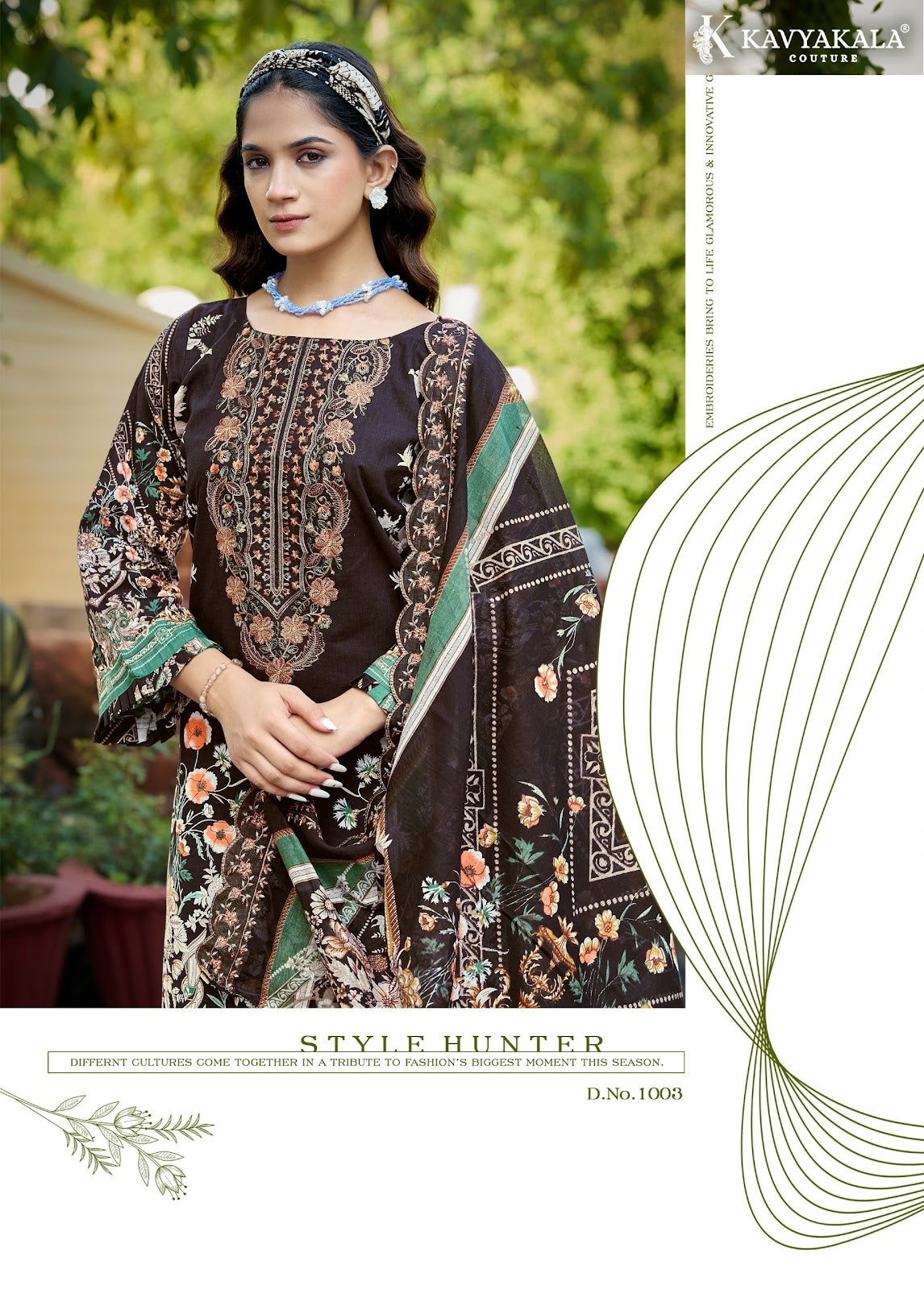 Anarkali Vol 25 Kavyakala Lawn Cotton Karachi Salwar Suits Supplier Ahmedabad