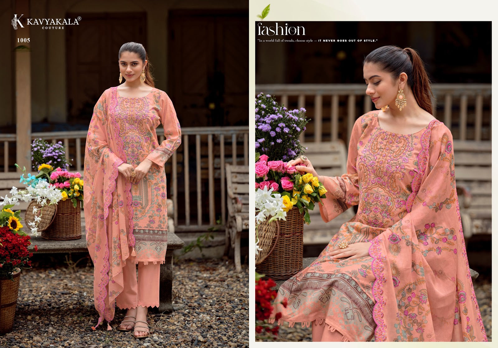 Anarkali Vol 26 Kavyakala Lawn Cotton Karachi Salwar Suits Wholesaler India