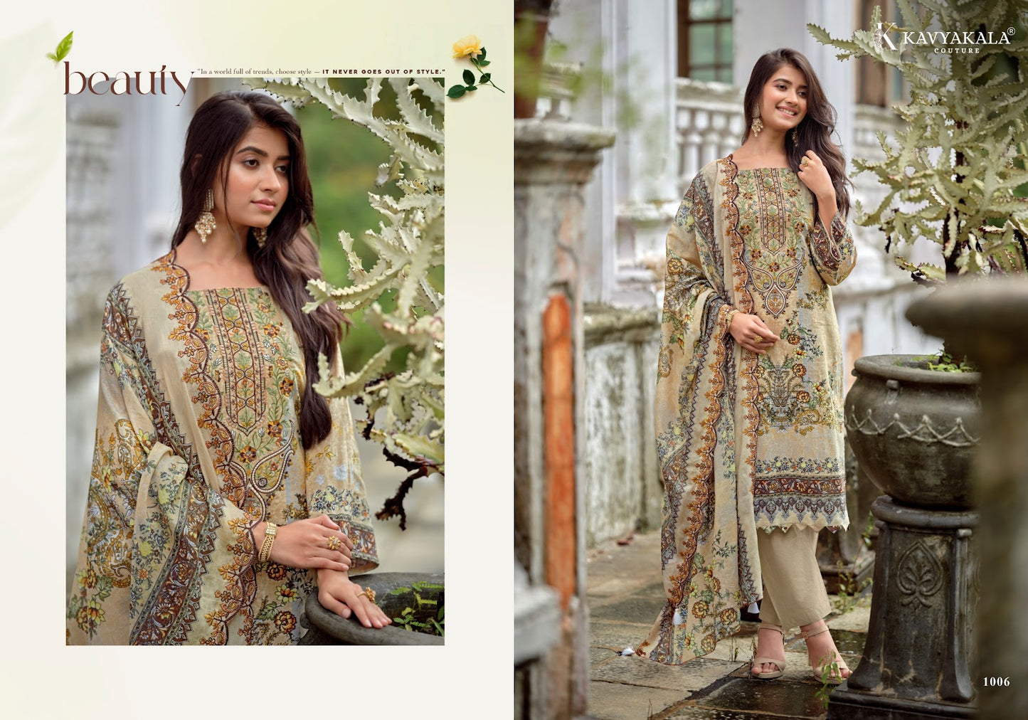 Anarkali Vol 26 Kavyakala Lawn Cotton Karachi Salwar Suits Wholesaler India