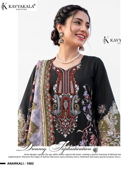 Anarkali Vol 29 Kavyakala Lawn Cotton Karachi Salwar Suits Exporter Ahmedabad