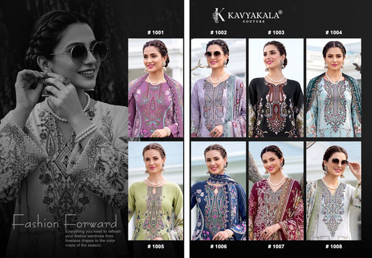 Anarkali Vol 29 Kavyakala Lawn Cotton Karachi Salwar Suits Exporter Ahmedabad