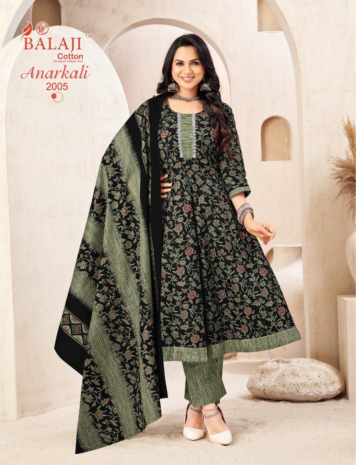 Anarkali Vol 2 Balaji Readymade Suits Wholesaler Ahmedabad