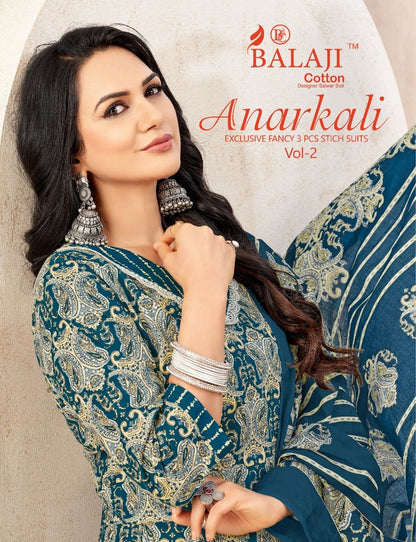 Anarkali Vol 2 Balaji Readymade Suits Wholesaler Ahmedabad