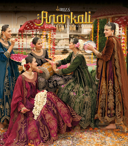 Anarkali Vol 2 Ibiza Velvet Suits Exporter