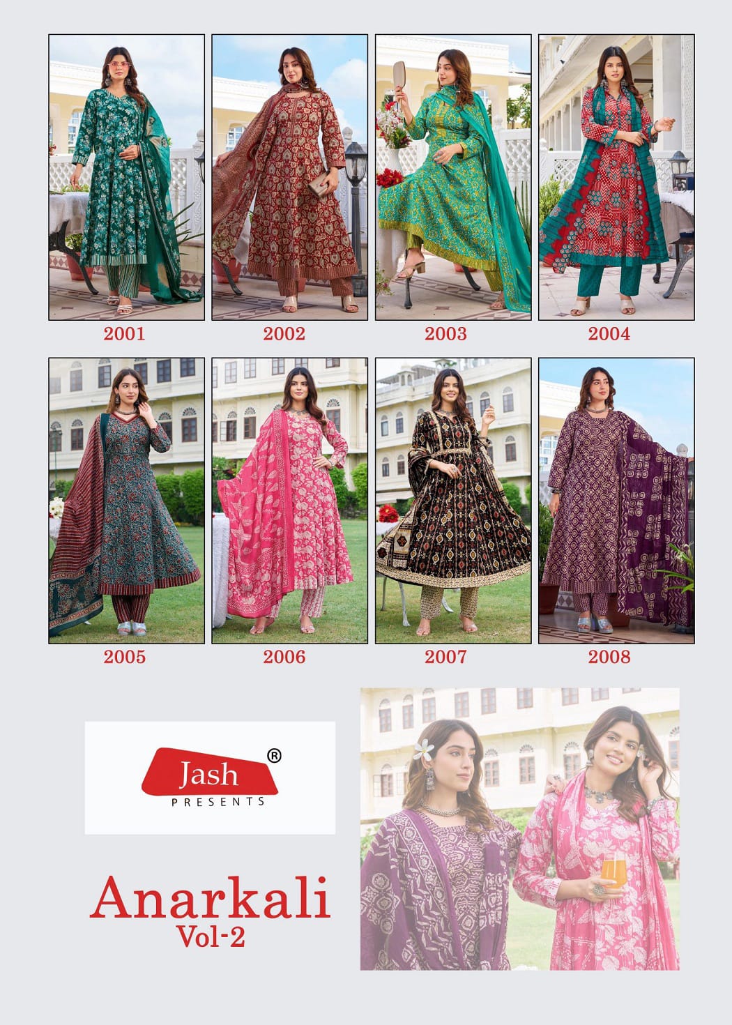 Anarkali Vol 2 Jash Readymade Cotton Pant Suits Wholesaler Gujarat