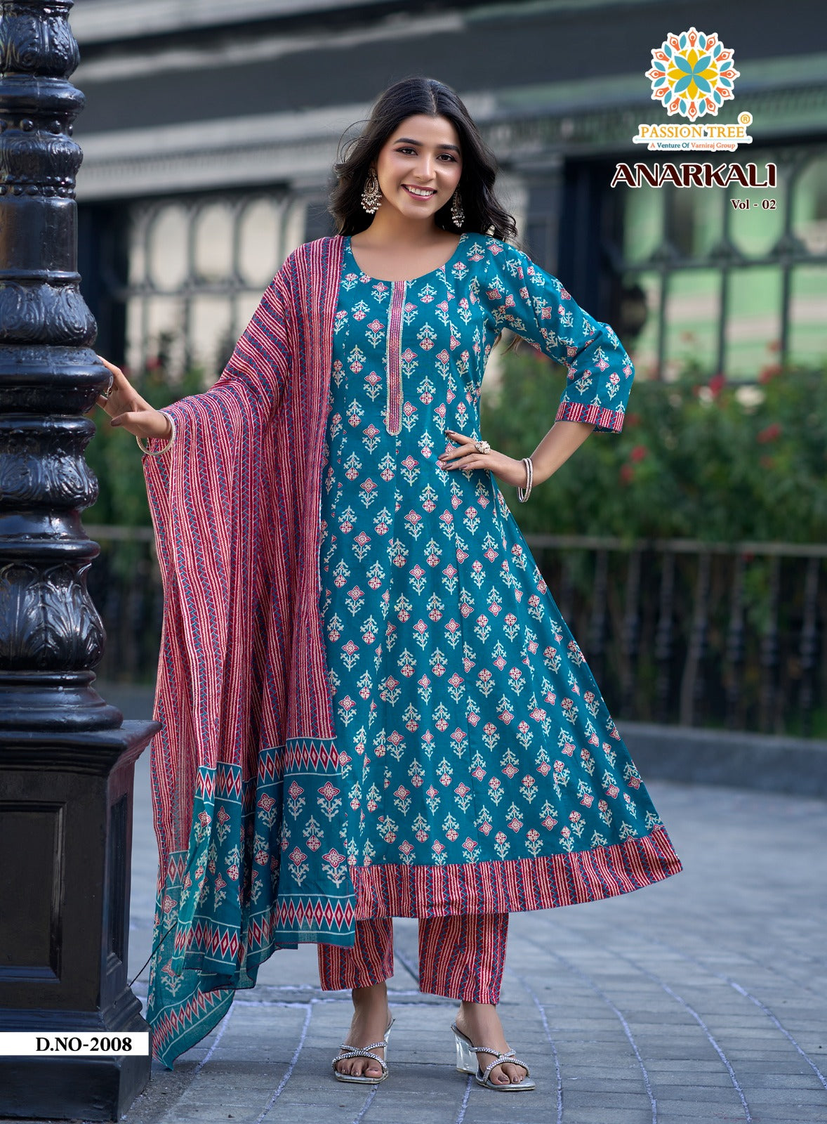 Anarkali Vol 2 Passion Tree Cotton Readymade Pant Style Suits Wholesaler Gujarat