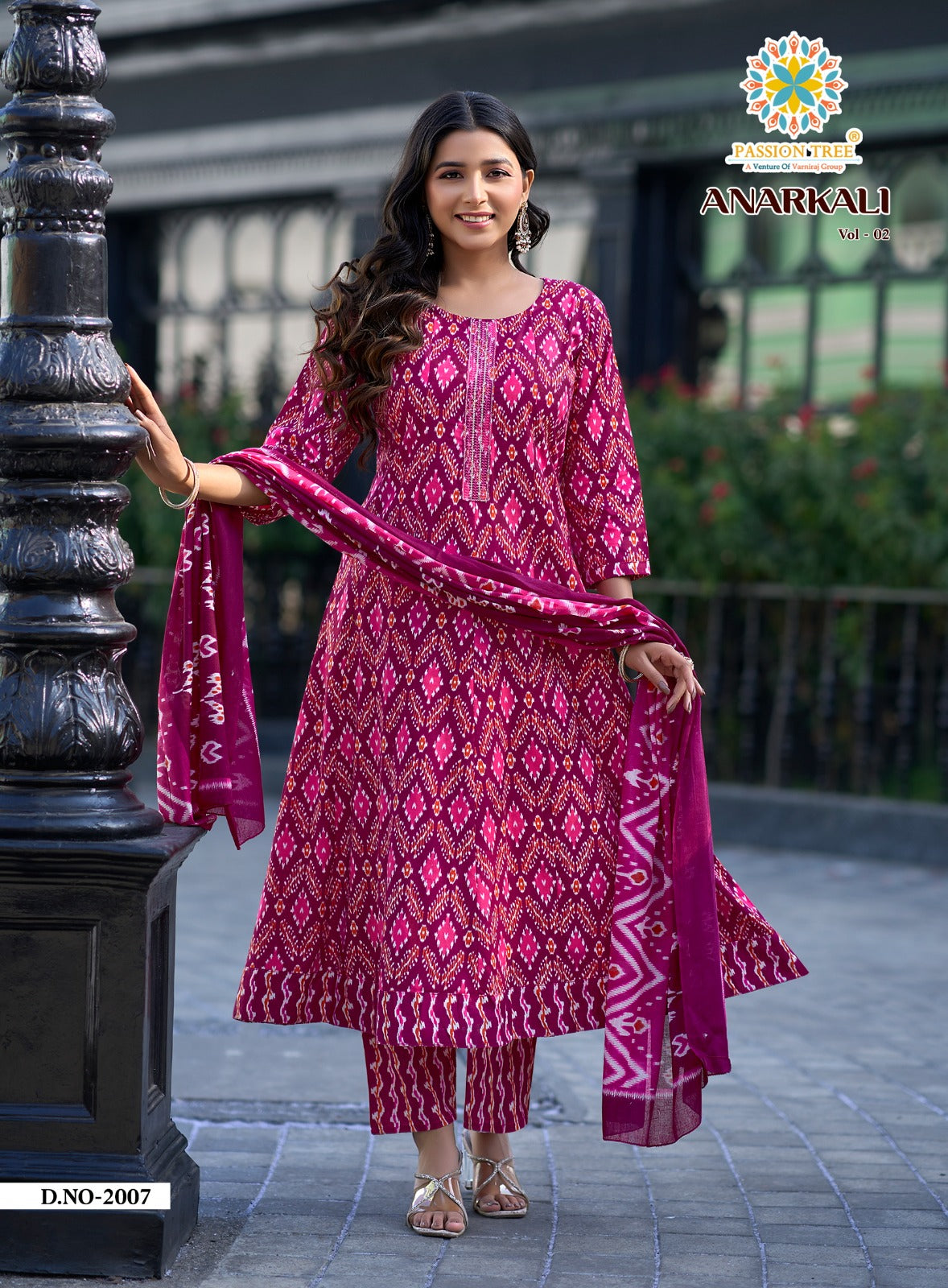 Anarkali Vol 2 Passion Tree Cotton Readymade Pant Style Suits Wholesaler Gujarat