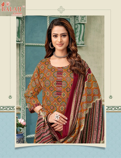 Anarkali Vol 3 Balaji Readymade Cotton Pant Suits Wholesale Price