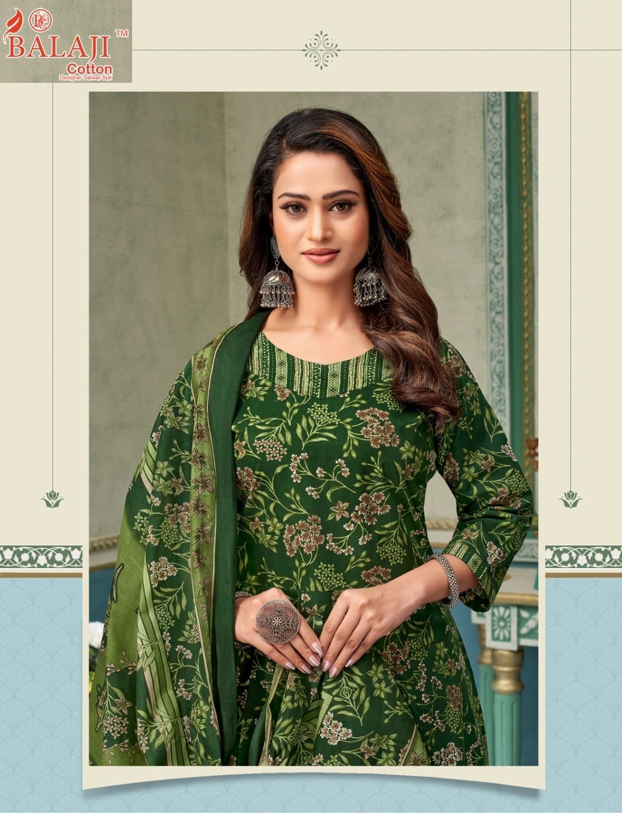 Anarkali Vol 3 Balaji Readymade Cotton Pant Suits Wholesale Price