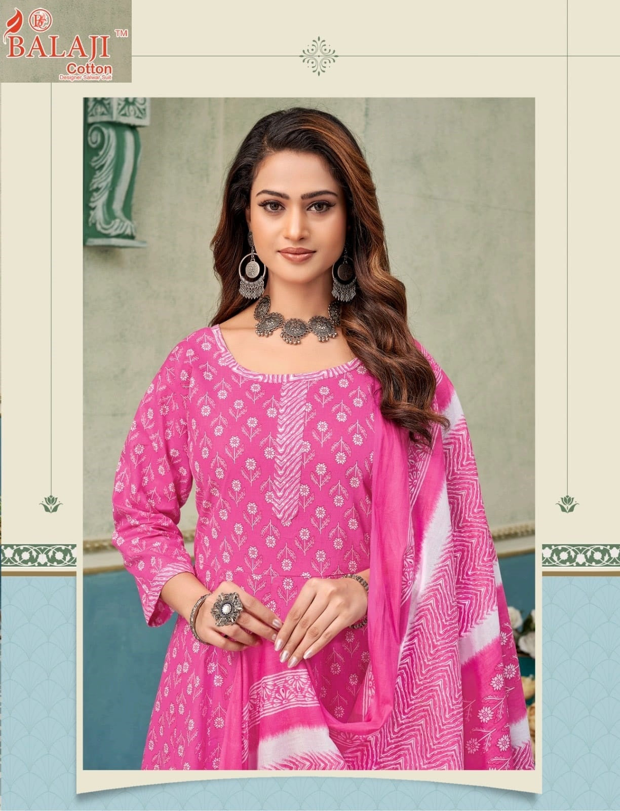 Anarkali Vol 3 Balaji Readymade Cotton Pant Suits Wholesale Price