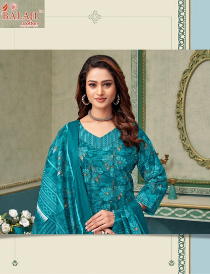 Anarkali Vol 3 Balaji Readymade Cotton Pant Suits Wholesale Price