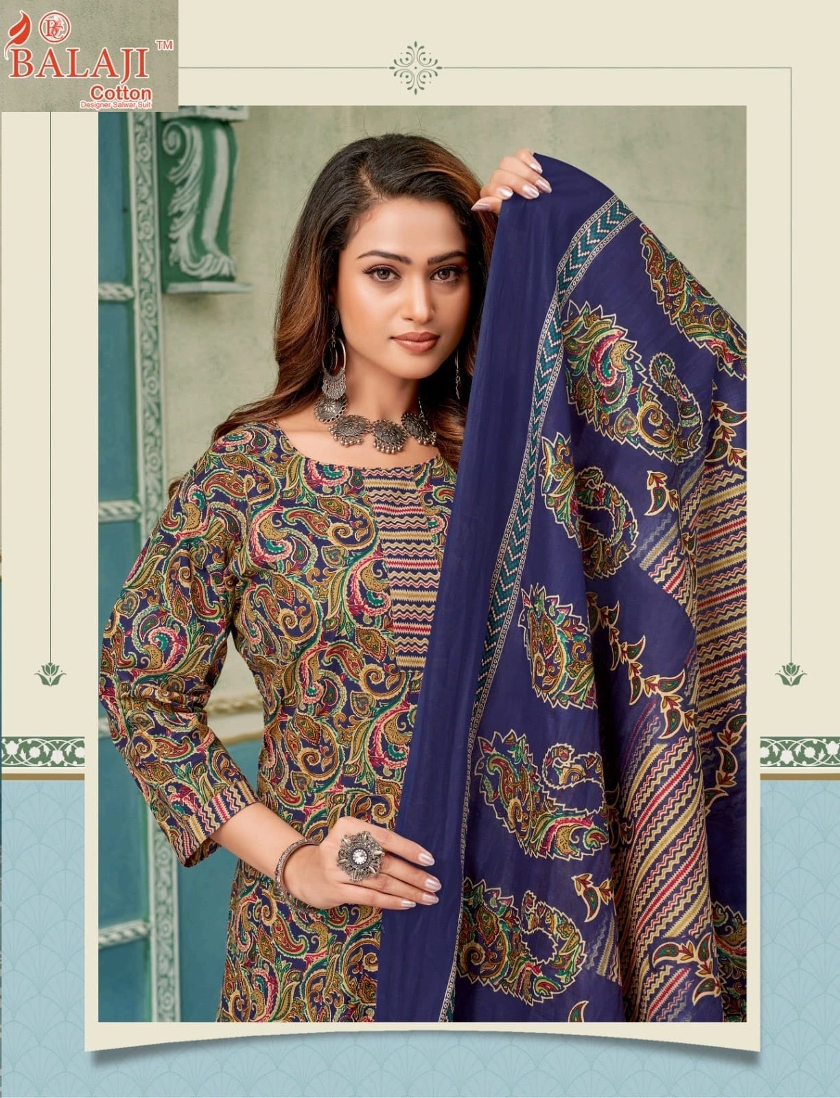 Anarkali Vol 3 Balaji Readymade Cotton Pant Suits Wholesale Price