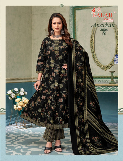 Anarkali Vol 3 Balaji Readymade Cotton Pant Suits Wholesale Price