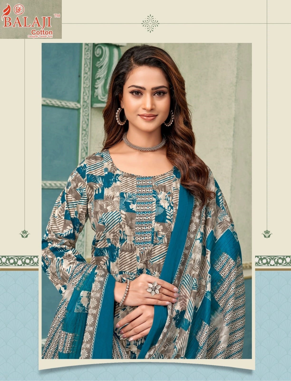 Anarkali Vol 3 Balaji Readymade Cotton Pant Suits Wholesale Price