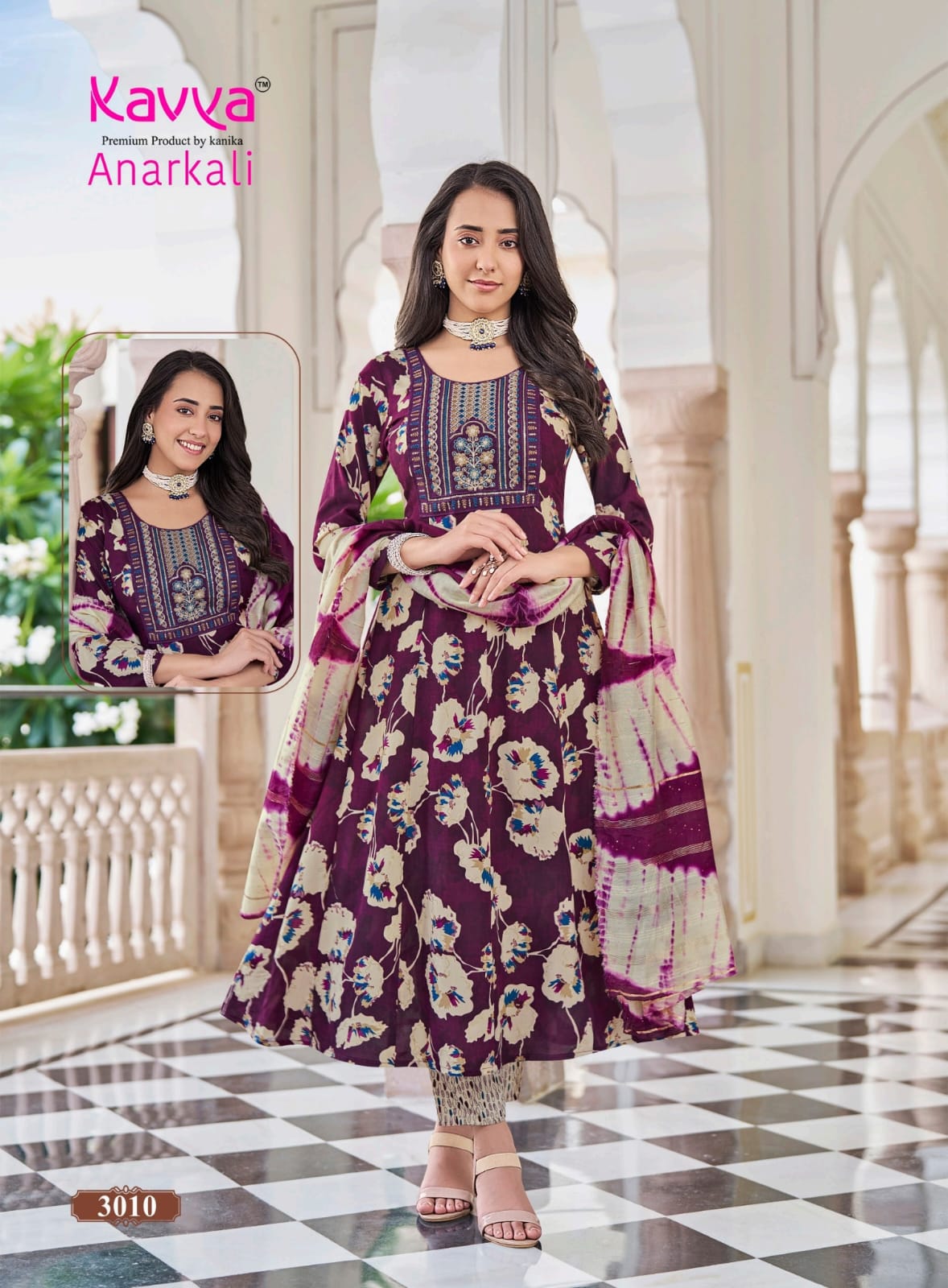 Anarkali Vol 3 Kavya Rayon Readymade Pant Style Suits Manufacturer Ahmedabad