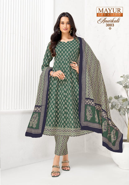 Anarkali Vol 3 Mayur Creation Readymade Cotton Pant Suits Wholesale Rate