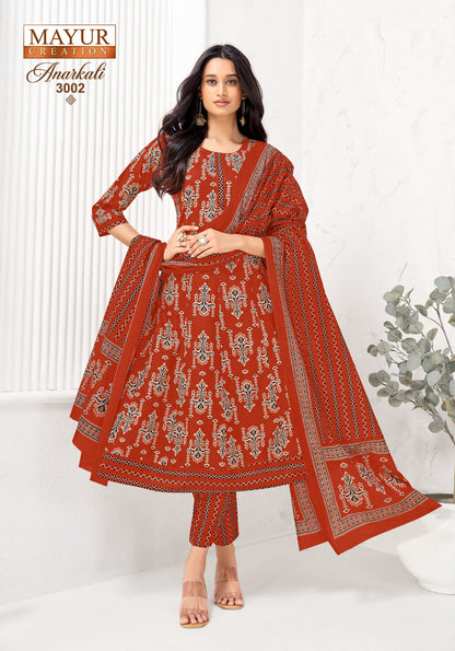 Anarkali Vol 3 Mayur Creation Readymade Cotton Pant Suits Wholesale Rate