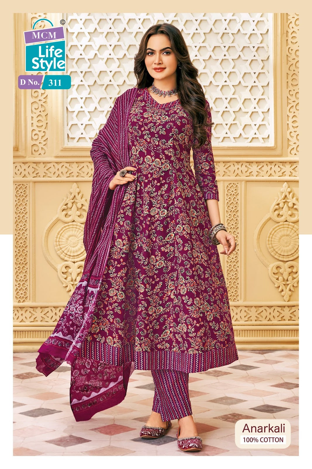 Anarkali Vol 3 Mcm Lifestyle Readymade Cotton Pant Suits Wholesale Price