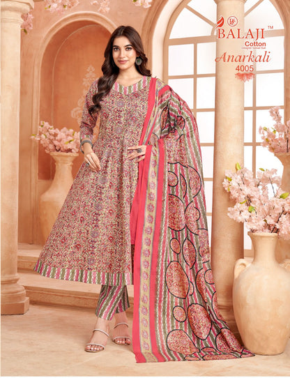 Anarkali Vol 4 Balaji Readymade Cotton Pant Suits Exporter Gujarat