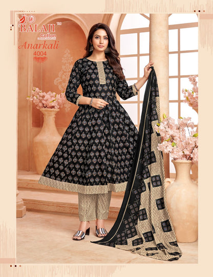 Anarkali Vol 4 Balaji Readymade Cotton Pant Suits Exporter Gujarat