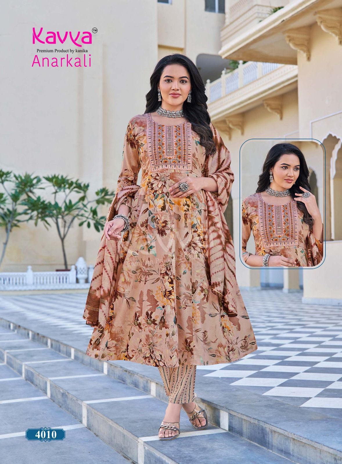 Anarkali Vol 4 Kavya Rayon Foil Readymade Pant Style Suits Manufacturer Ahmedabad