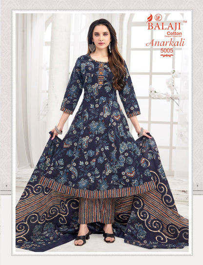 Anarkali Vol 5 Balaji Readymade Cotton Pant Suits Wholesaler Ahmedabad