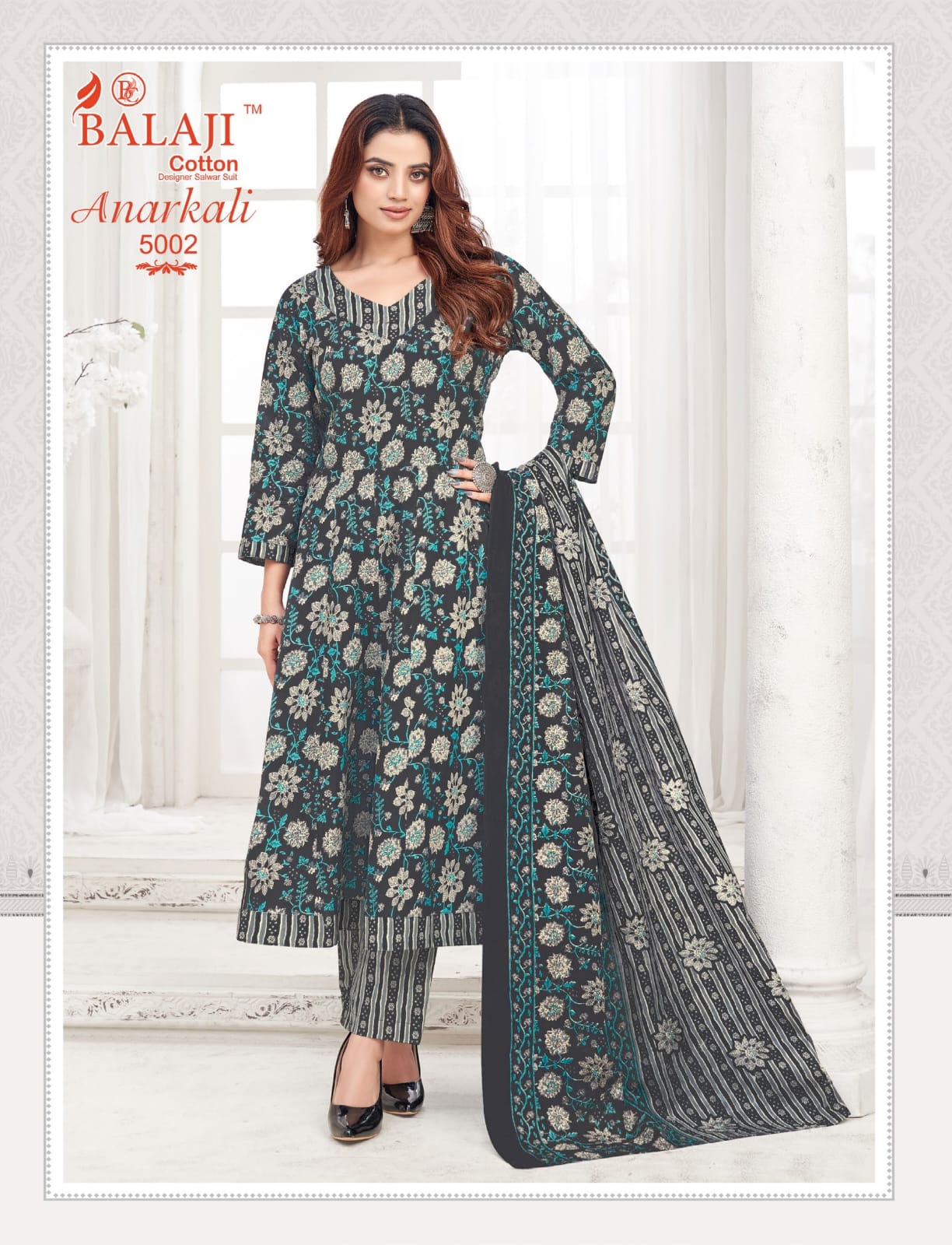 Anarkali Vol 5 Balaji Readymade Cotton Pant Suits Wholesaler Ahmedabad
