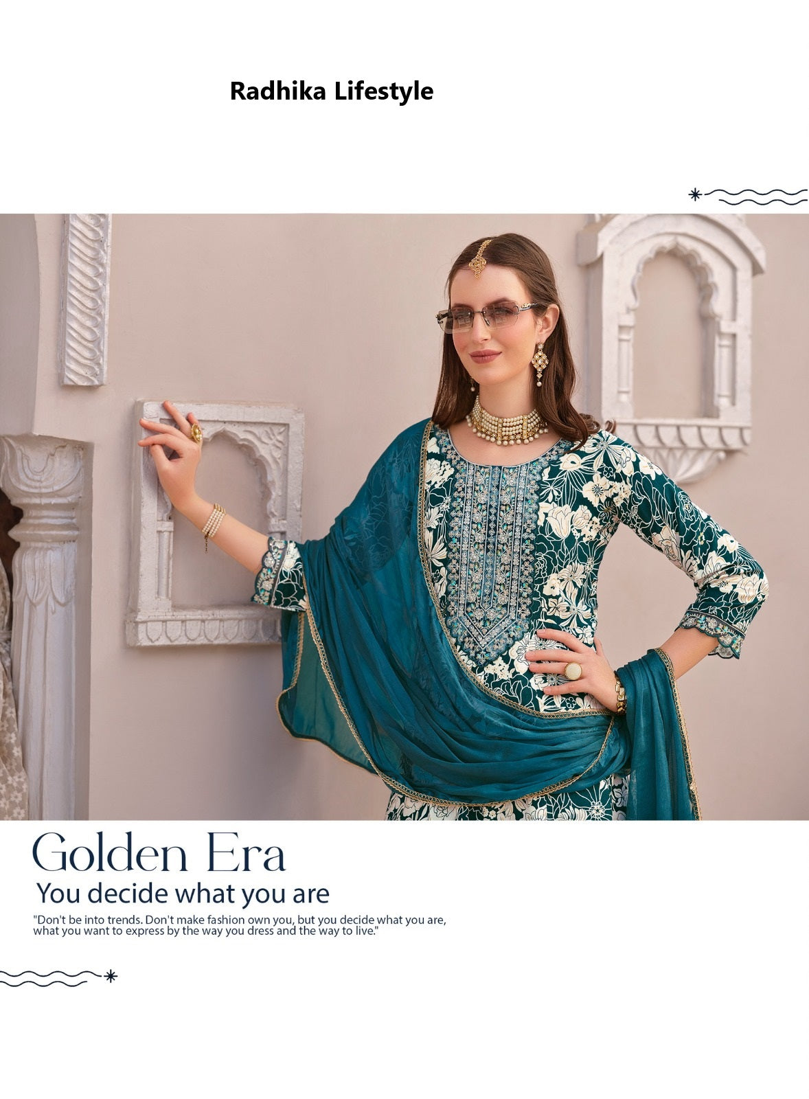 Anarkali Vol 5 Radhika Lifestyle Reyon Readymade Pant Style Suits Supplier