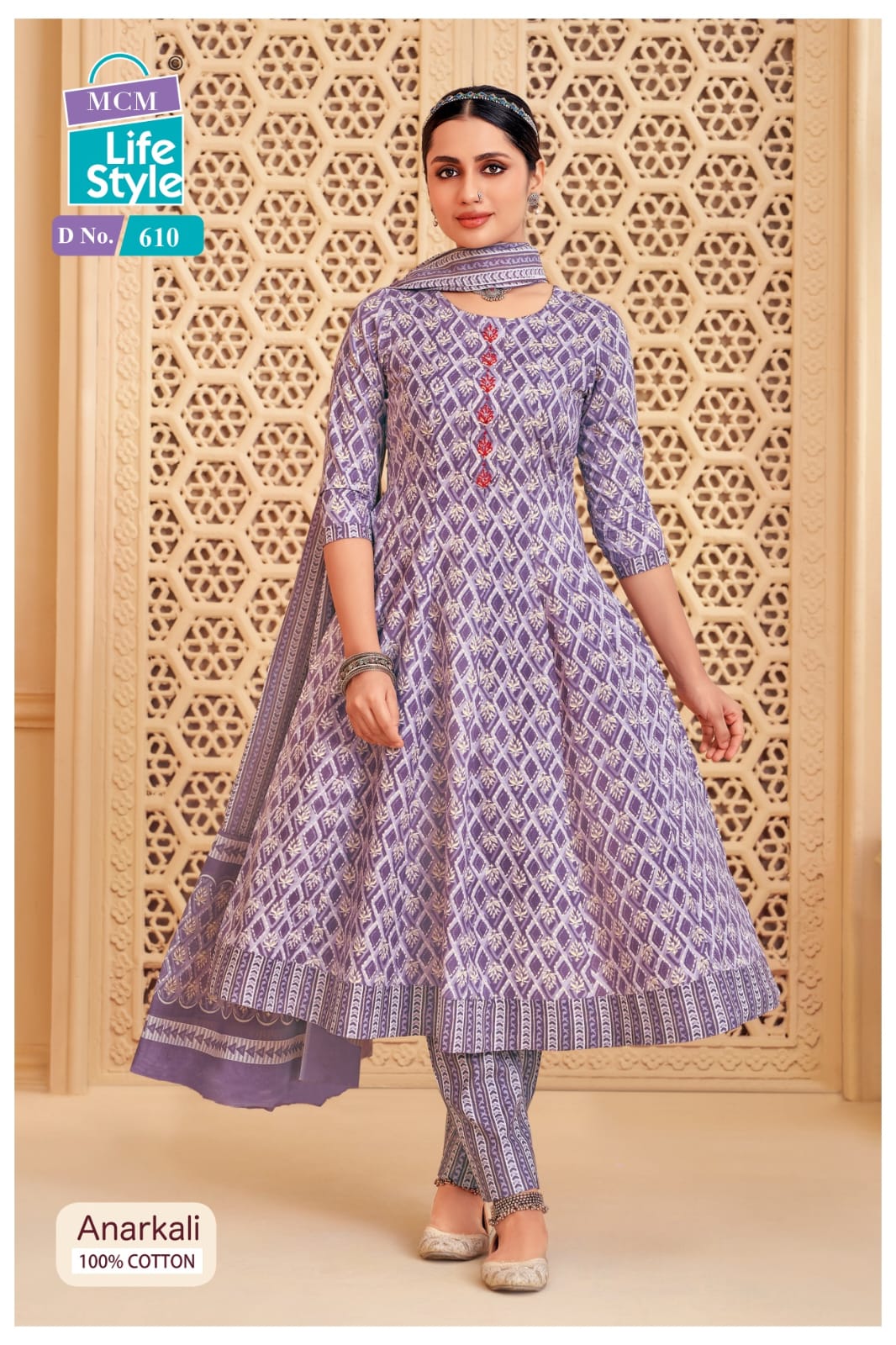 Anarkali Vol 6 Mcm Lifestyle Readymade Cotton Pant Suits Exporter India
