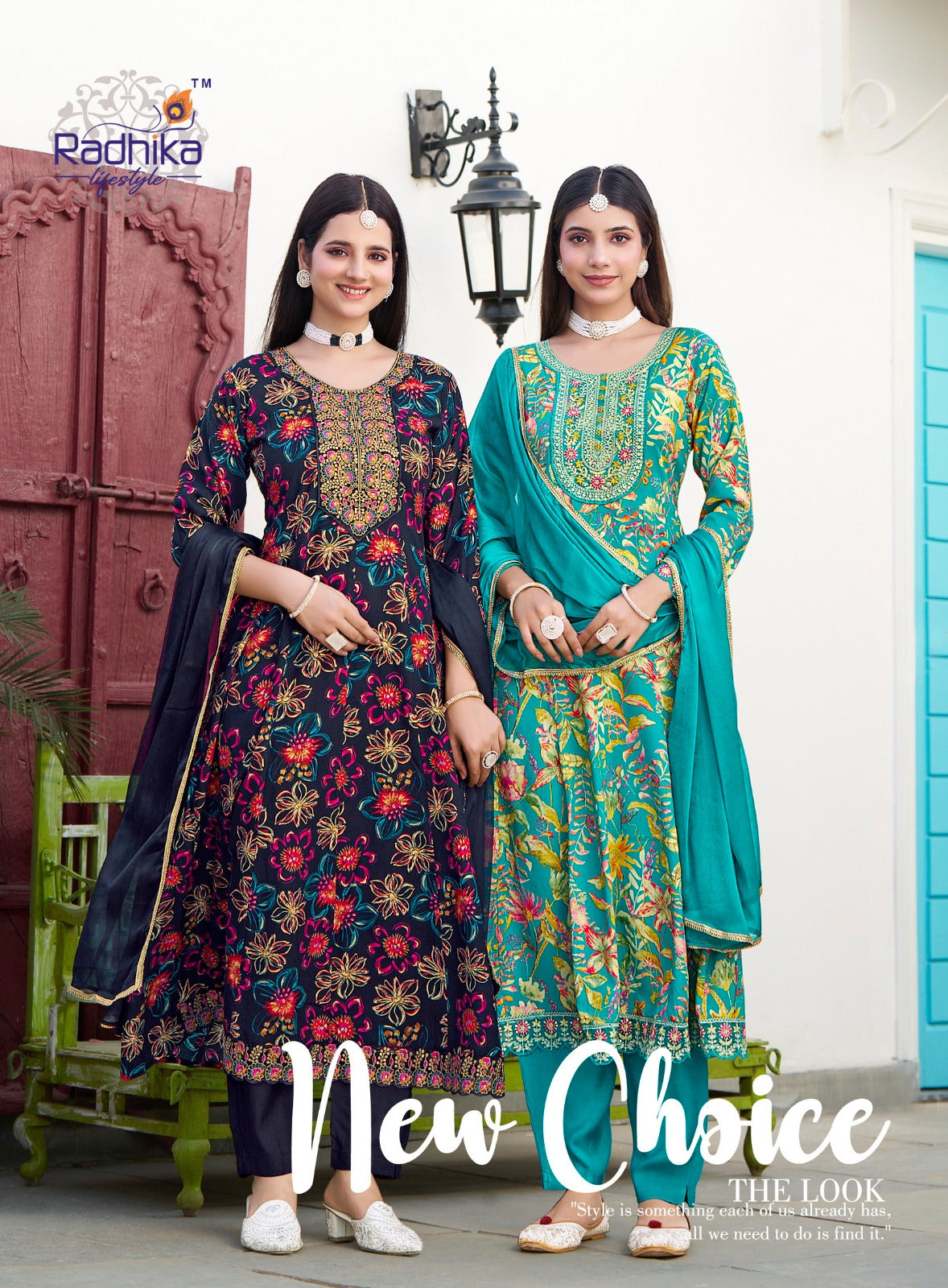 Anarkali Vol 6 Radhika Lifestyle Reyon Readymade Pant Style Suits Supplier